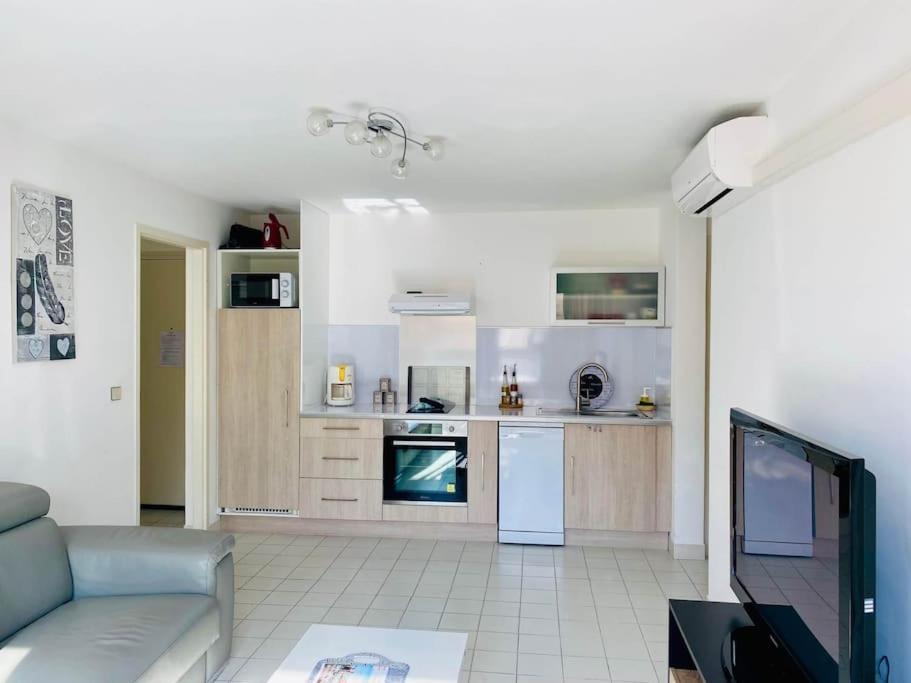 "Beausoleil" T2 Lumineux, Parking, Clim, Wifi Apartment Sete Luaran gambar
